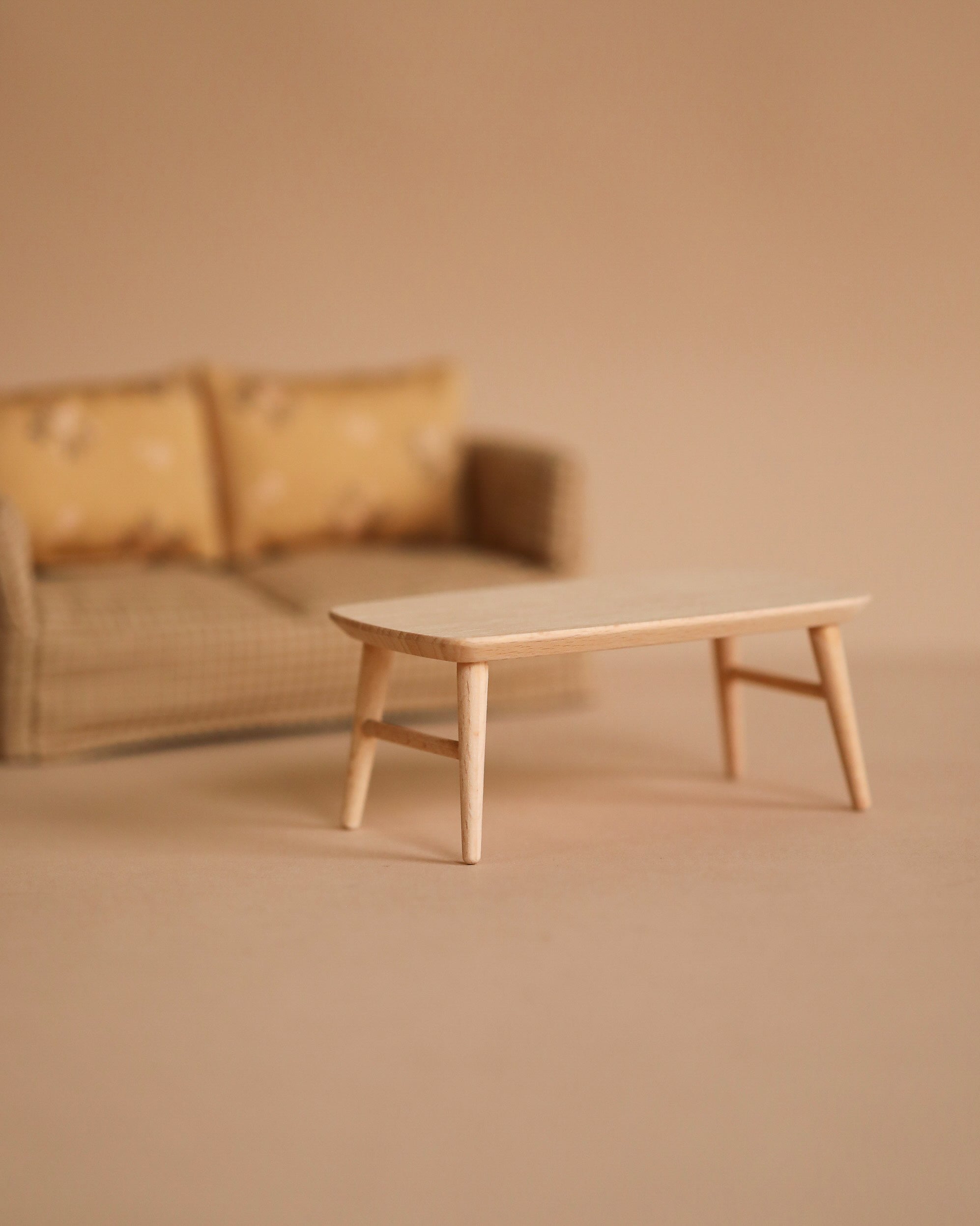 Maileg Coffee Table, Mouse - Nature
