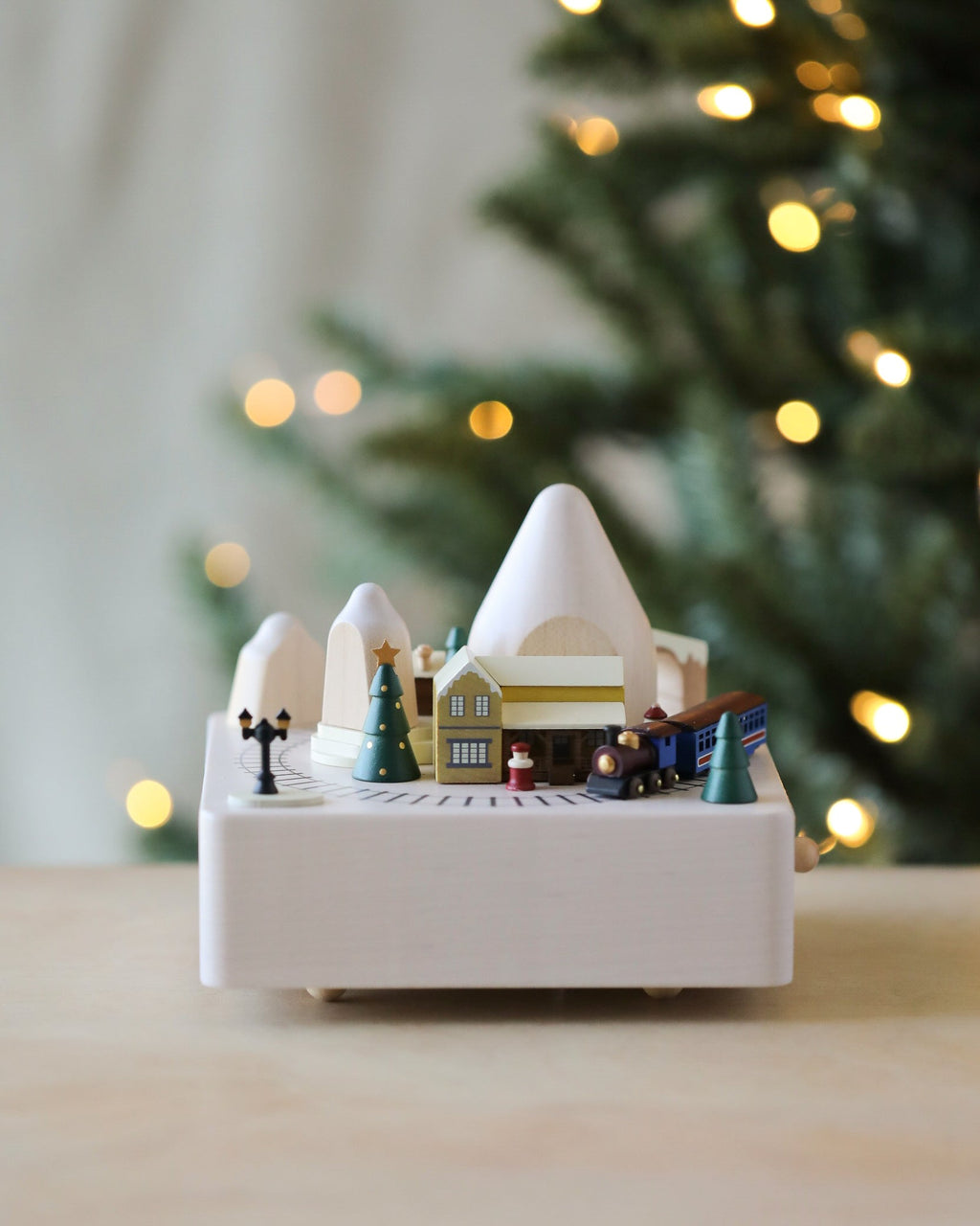 Christmas Train Music Box