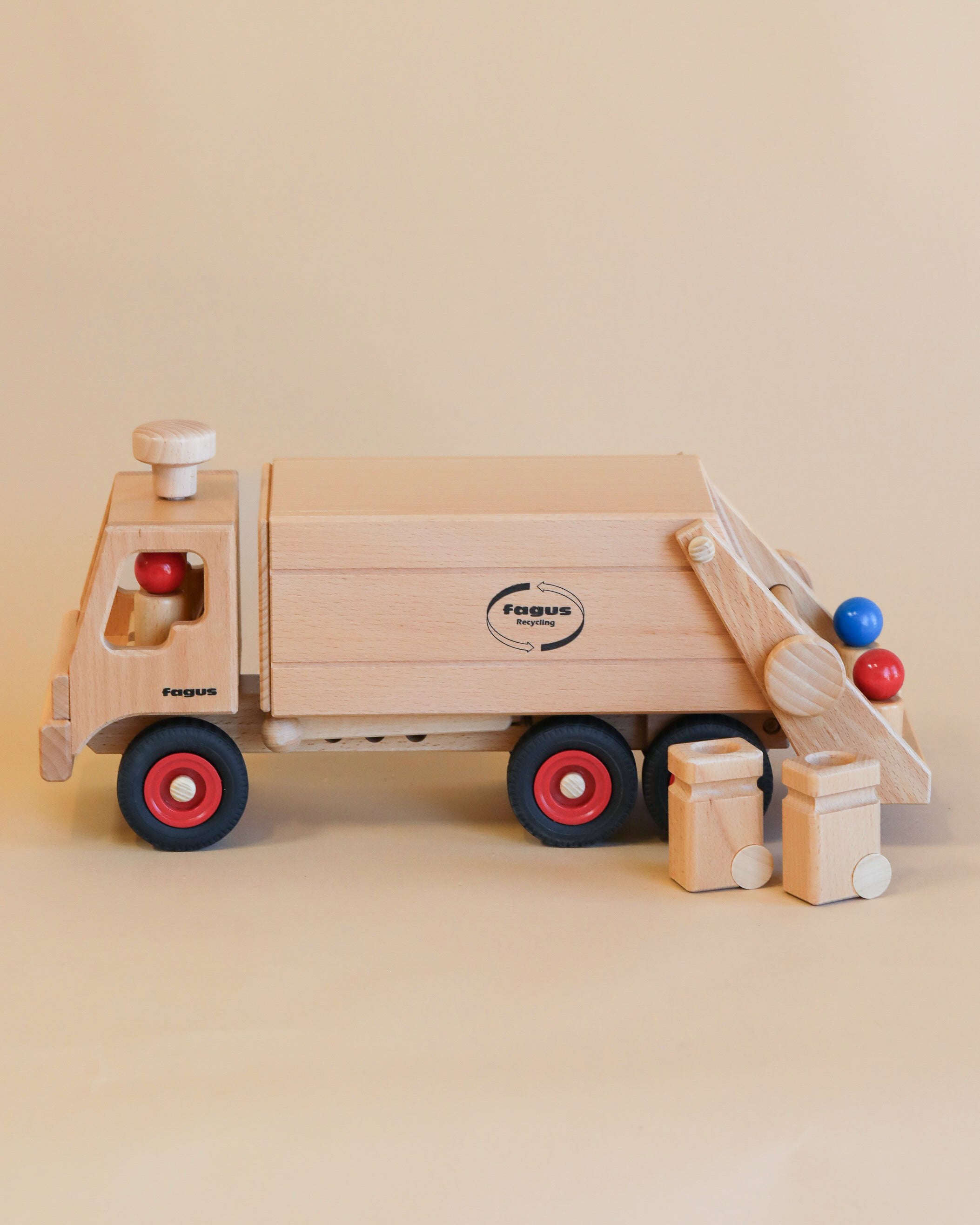 Fagus Wooden Garbage Truck