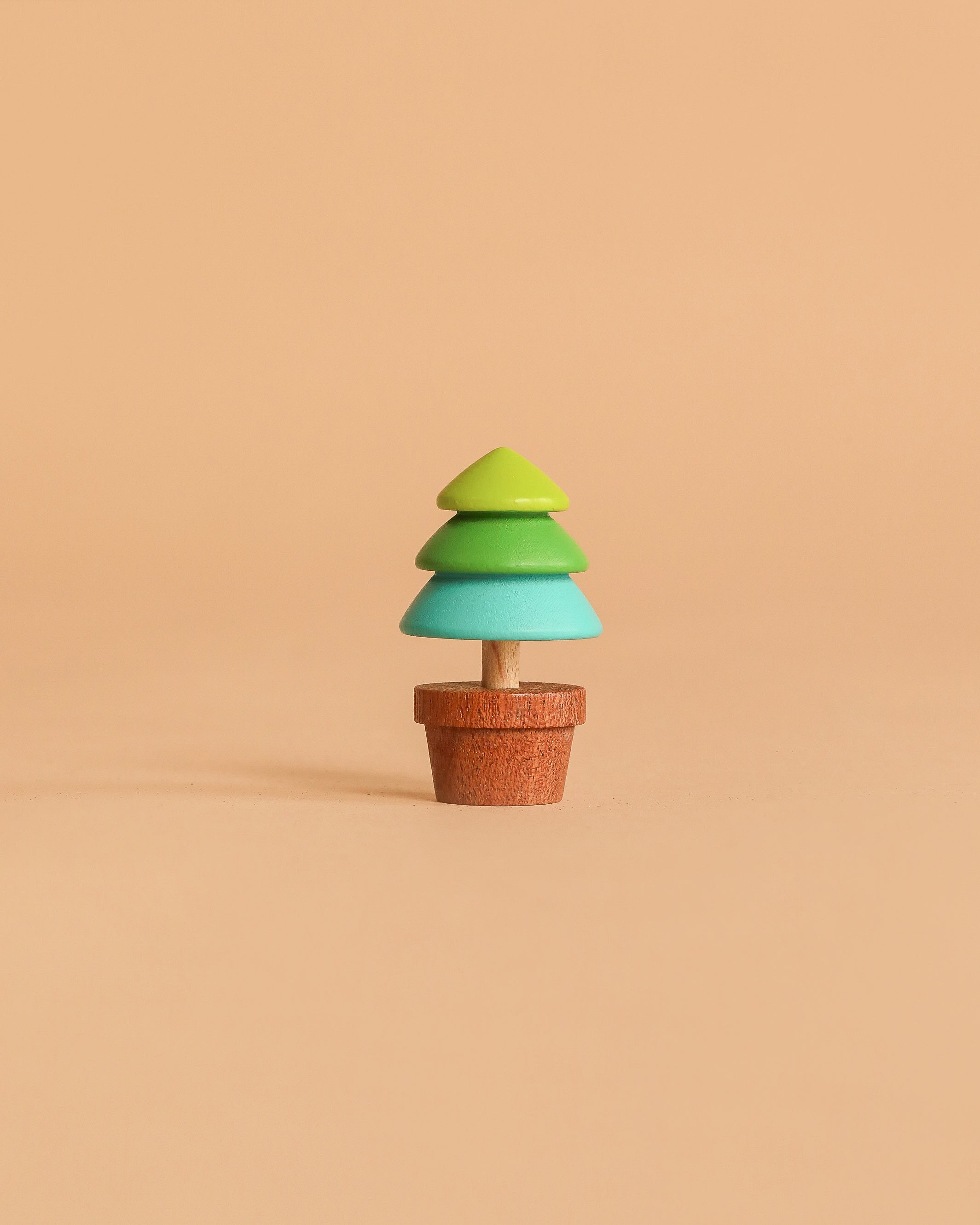 Wooderful Life 
Wooden Spinning Top - Tree