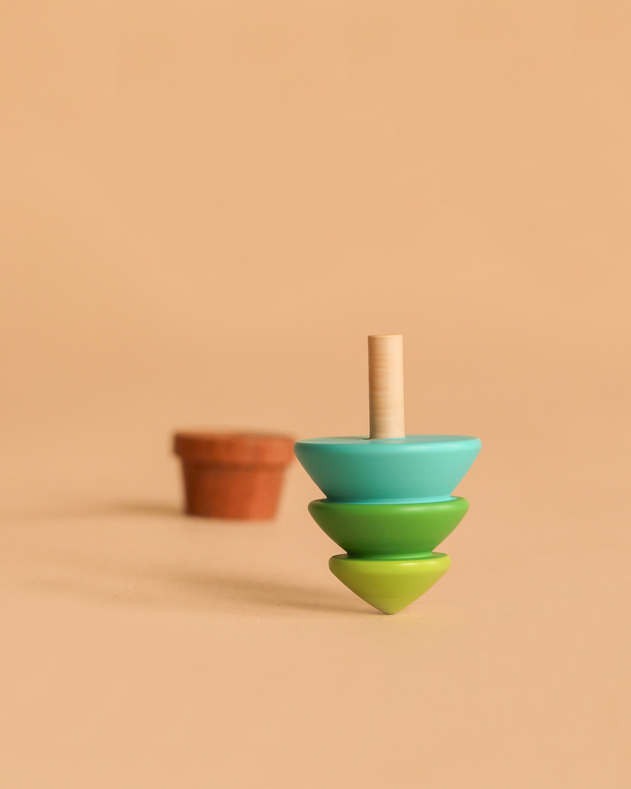 Wooderful Life 
Wooden Spinning Top - Tree