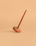Wooderful Life 
Wooden Spinning Top - Long Stem, Dots