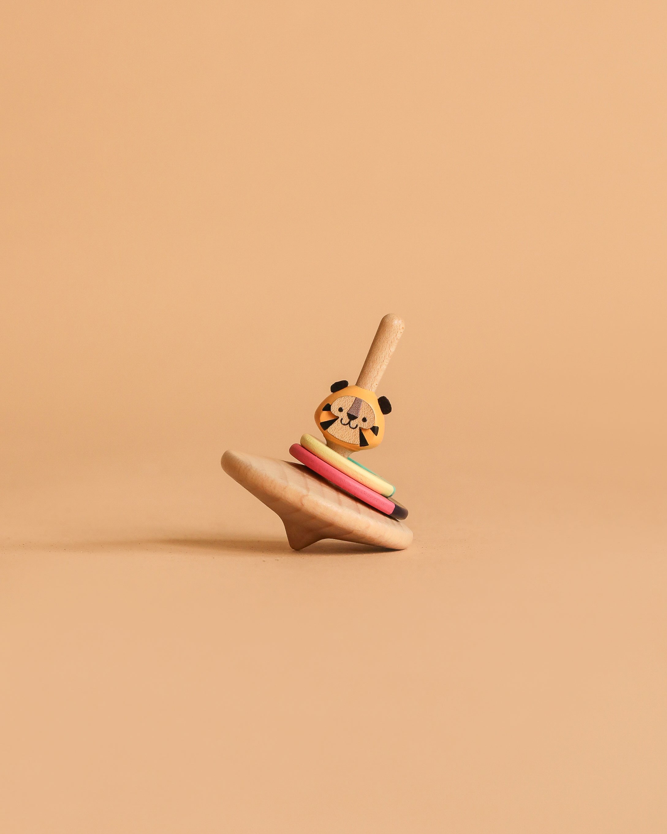 Wooderful Life 
Wooden Spinning Top - Tiger