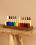 Stockmar Crayon Set With Wooden Organizer Tray