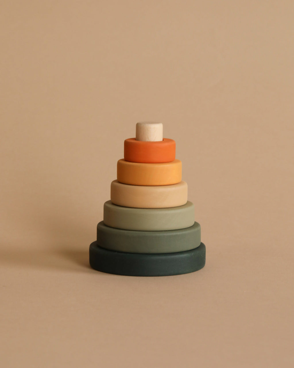 Sabo Concept Mini Wooden Pyramid Stacker - Jungle