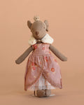 Maileg Mum Mouse in Queen Dress with Stand
