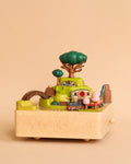 Wooden Train Music Box - Spring