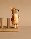Felt Finger Puppet: Shiba-Inu Dog