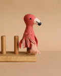 Felt Finger Puppet: Flamingo
