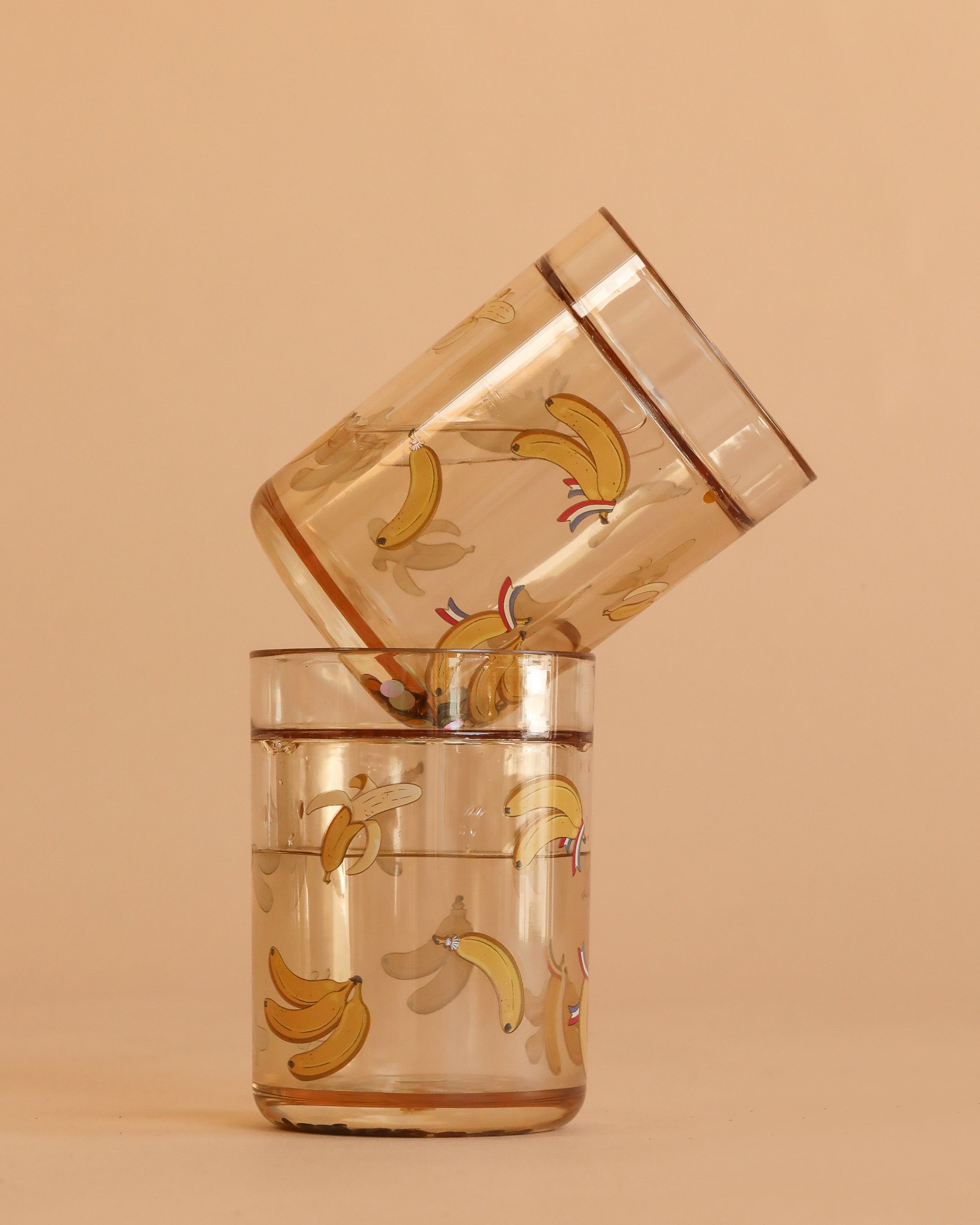 Konges Sloejd Glitter Cups - Let's Go Bananas (2 Pack)