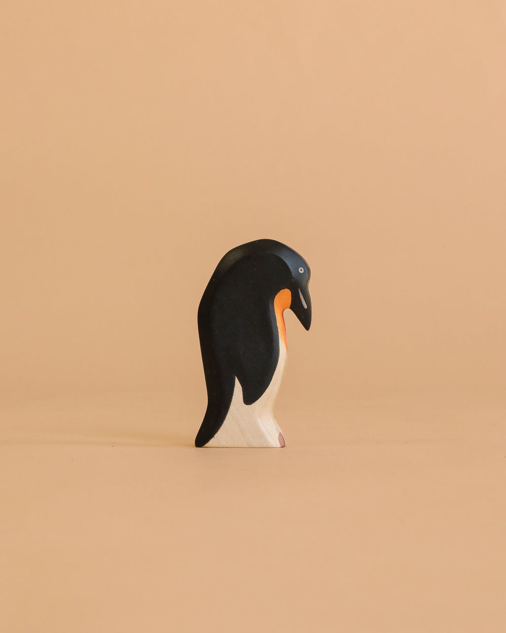 Handmade Holzwald Penguin, Head Down