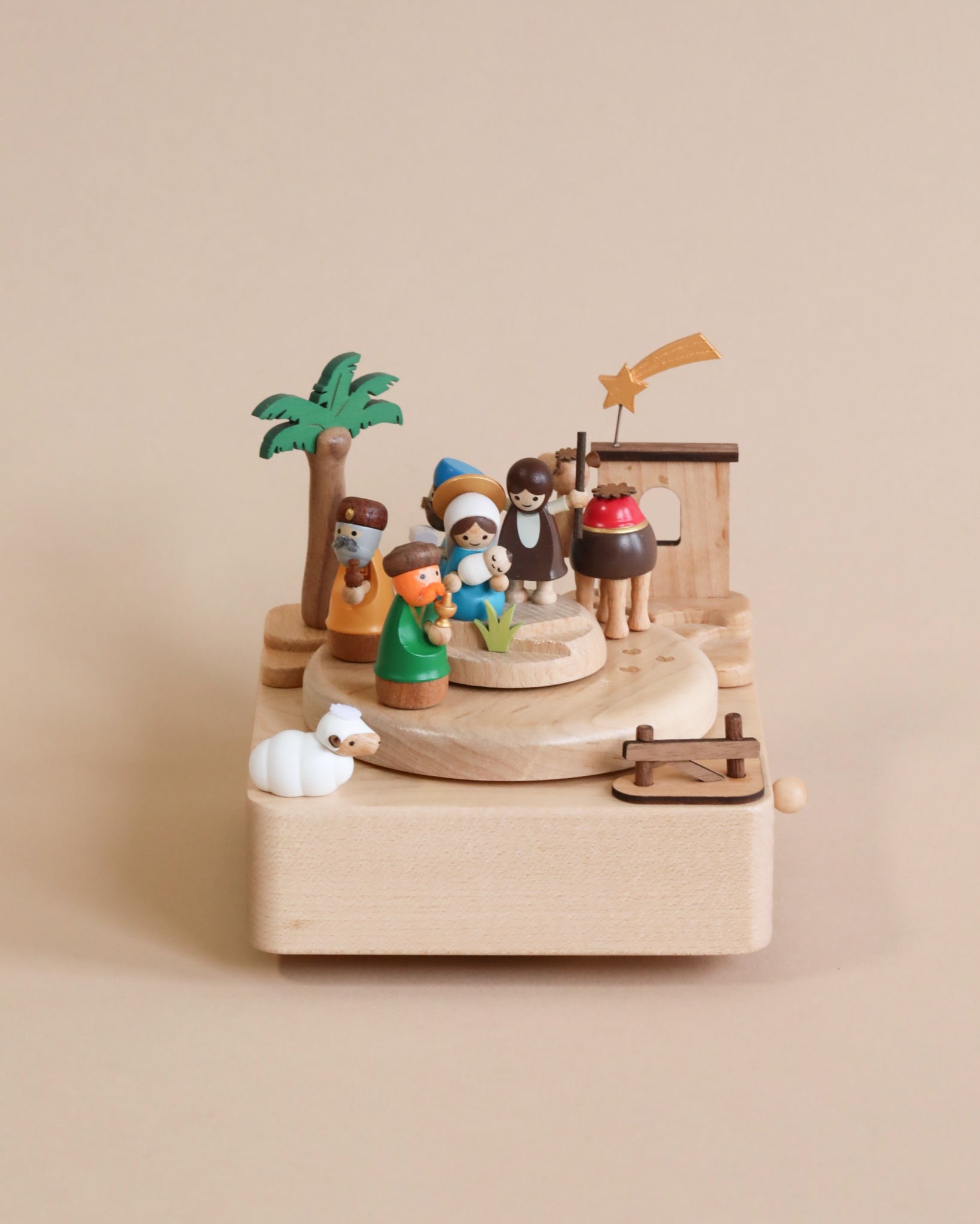 Nativity Scene Music Box
