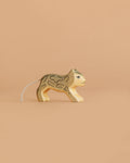 Handmade Holzwald Small Snow Leopard