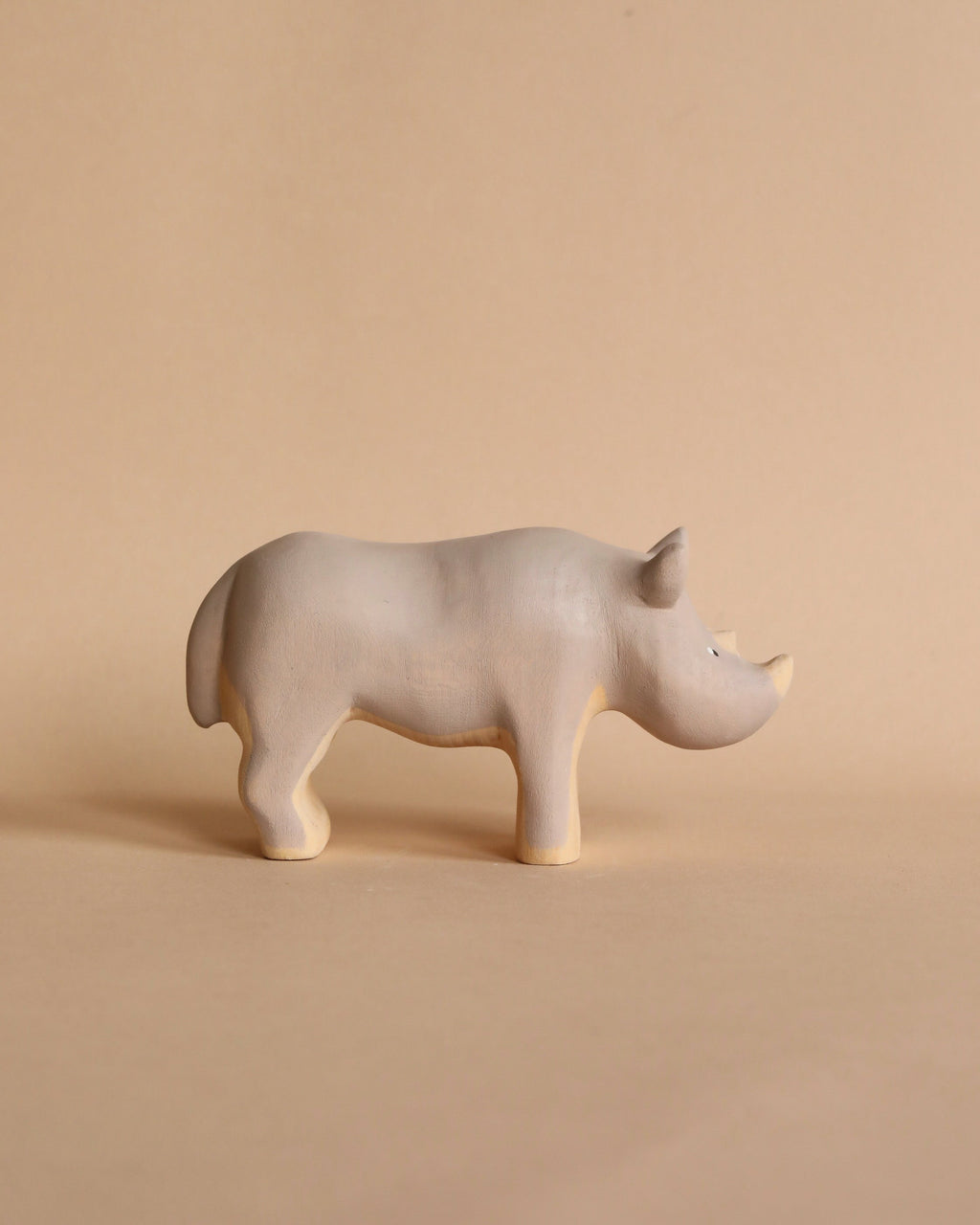 Handmade Wooden Rhinoceros