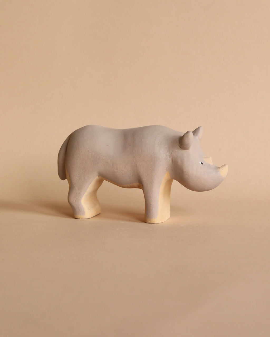 Handmade Wooden Rhinoceros