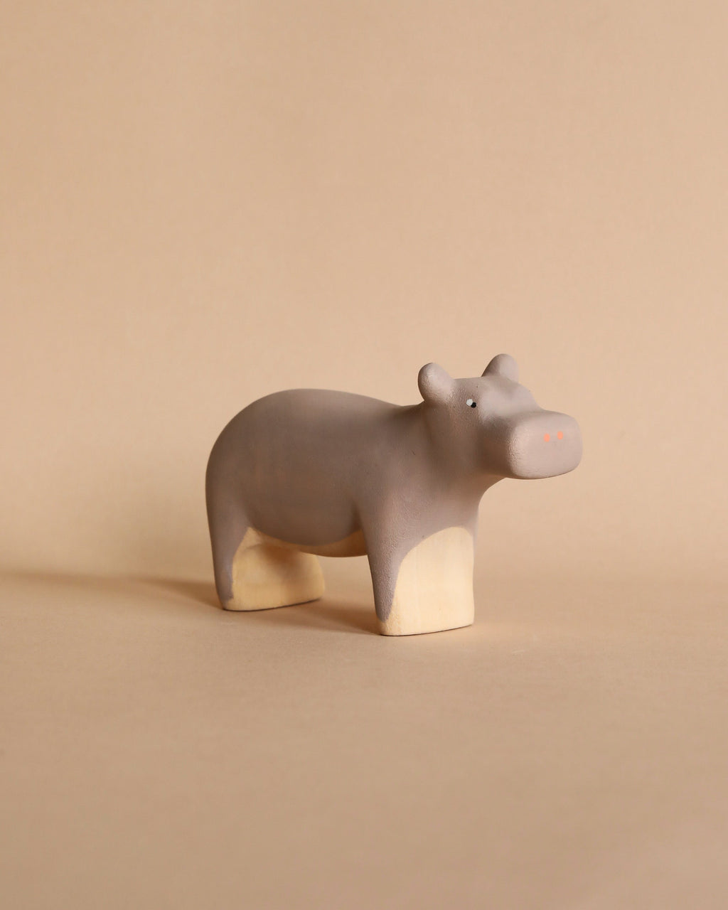 Handmade Wooden Hippo