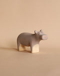 Handmade Wooden Hippo