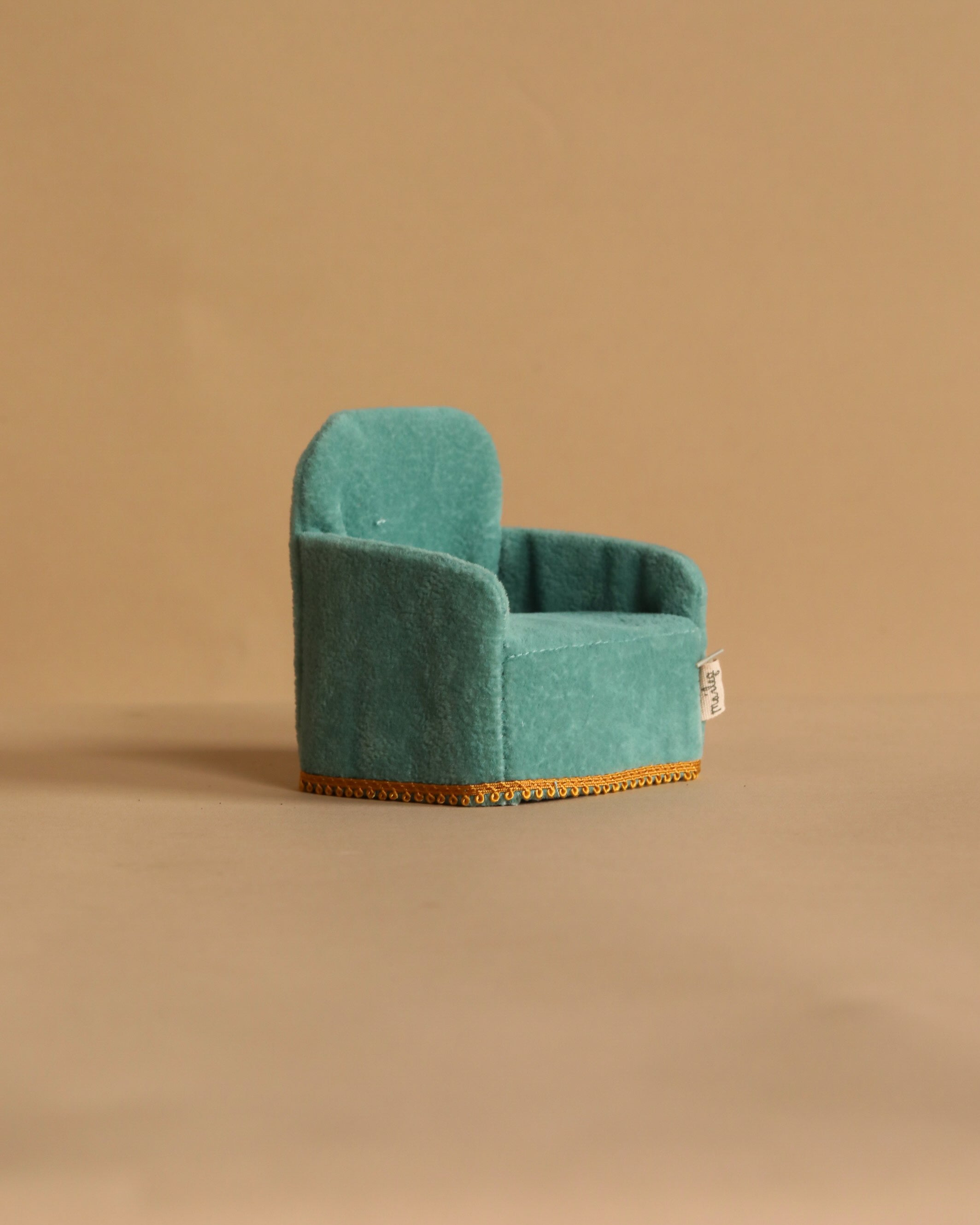 Maileg Soft Folding Chair, Mouse - Mint