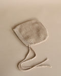 Handmade Merino Wool Newborn Bonnet - Sand