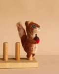 Felt Finger Puppet: Brown Squirrel