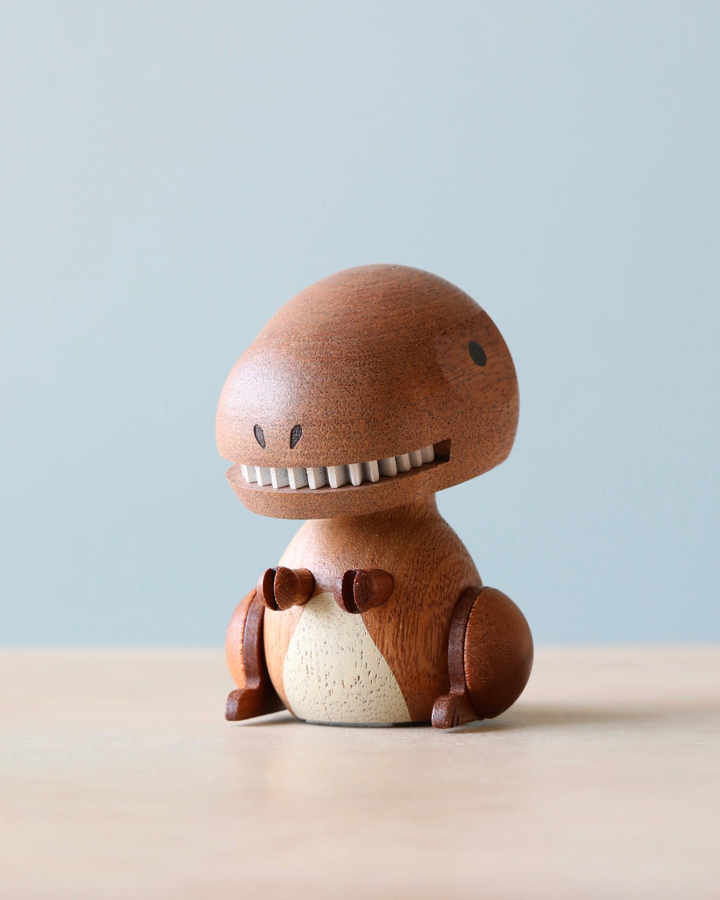 Wooden T-Rex Bobblehead