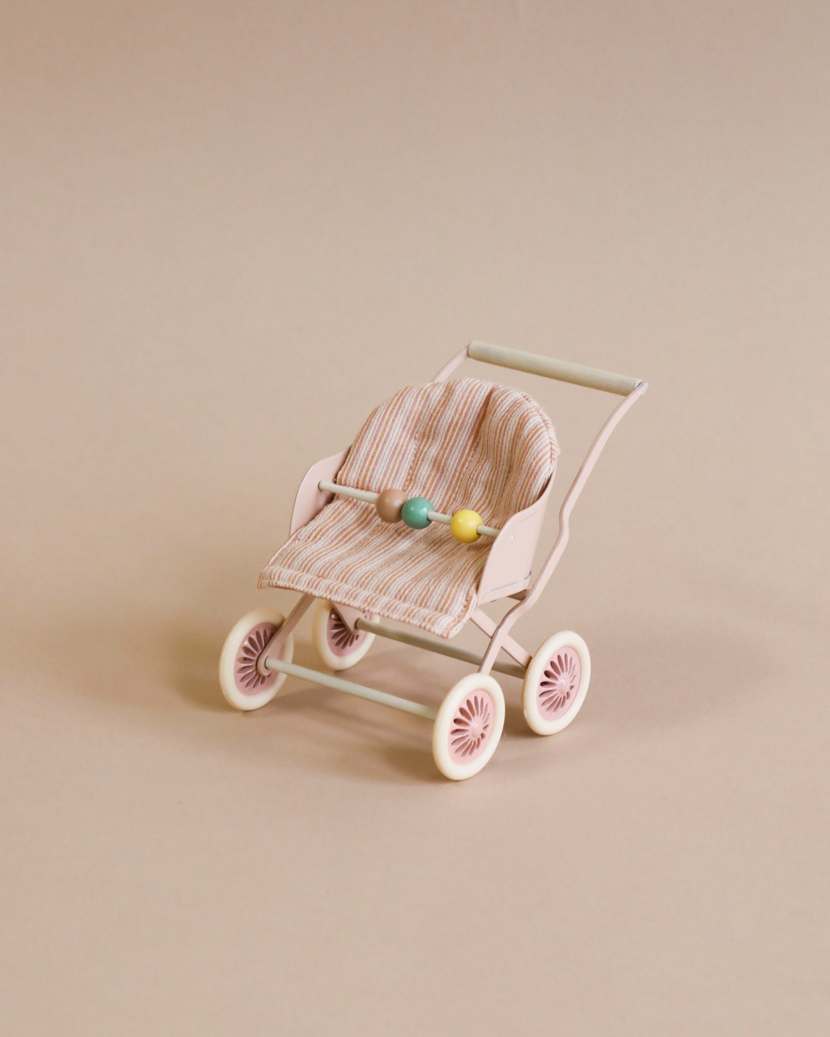 Maileg Stroller, Baby Mice - Rose