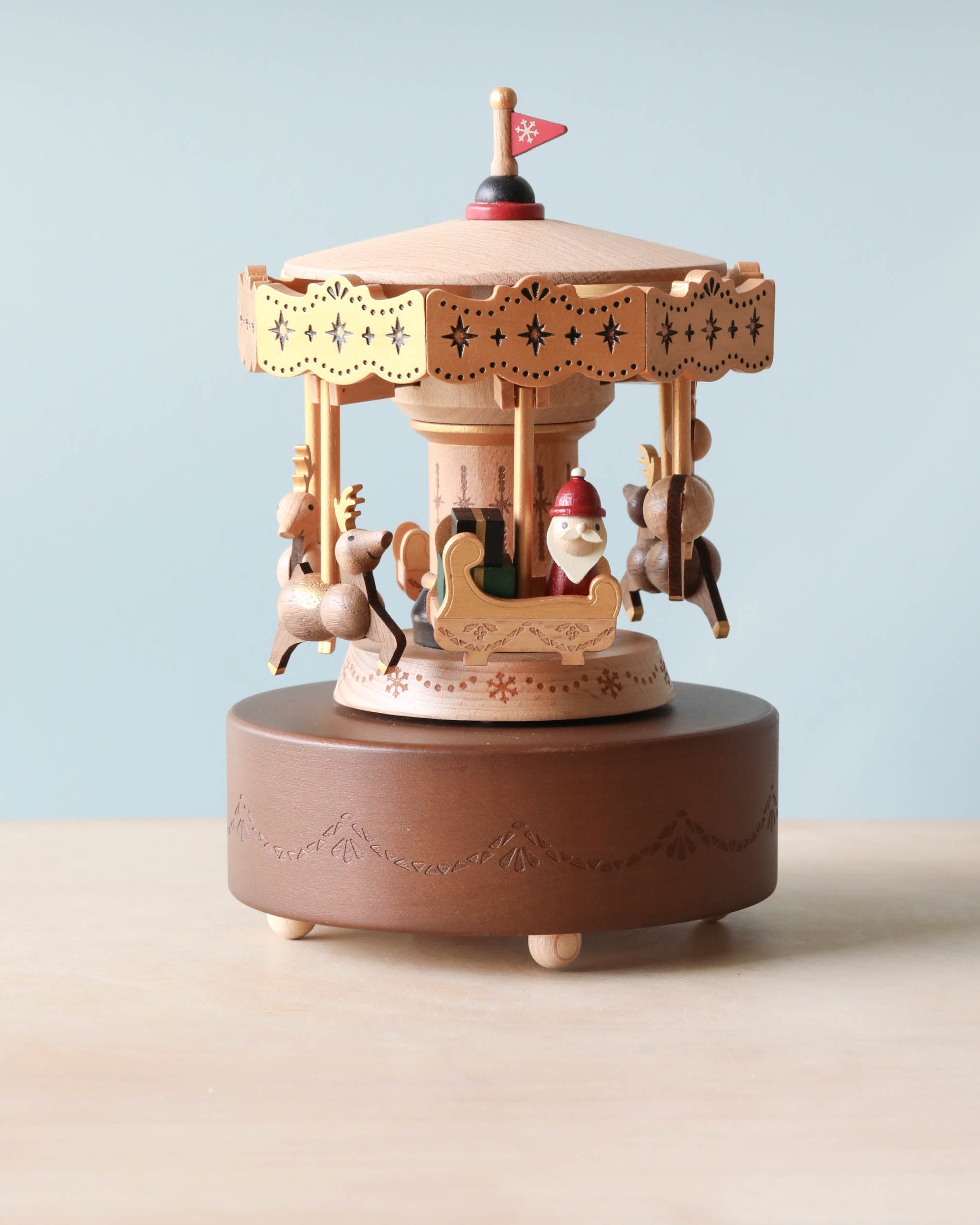 Christmas Carousel Music Box