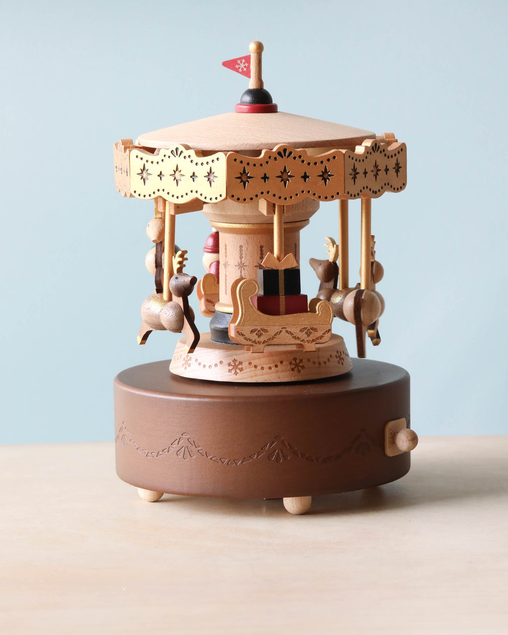 Christmas Carousel Music Box