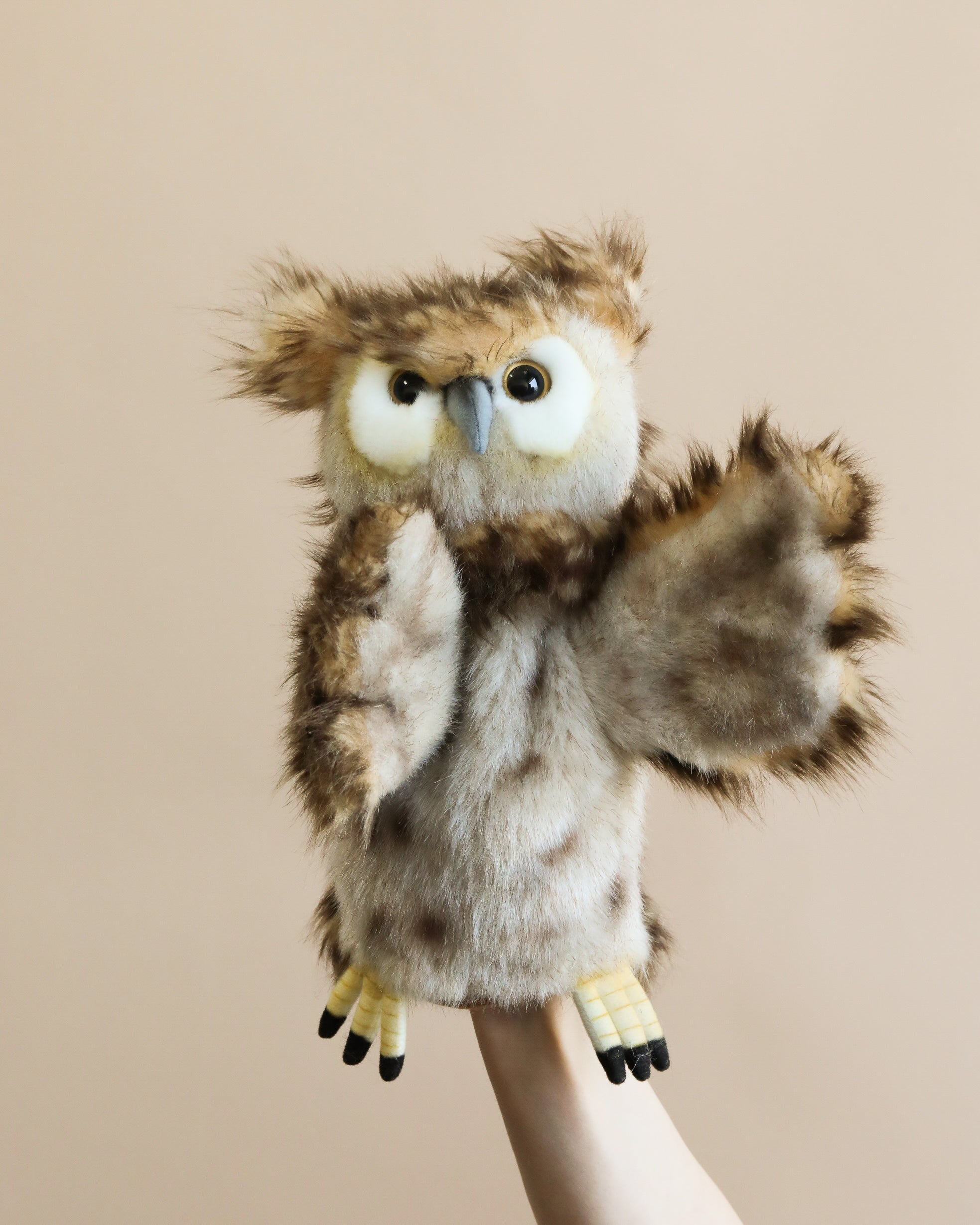 Owl Puppet (ships in one week)