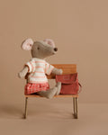Maileg Big Sister With Backpack - Coral