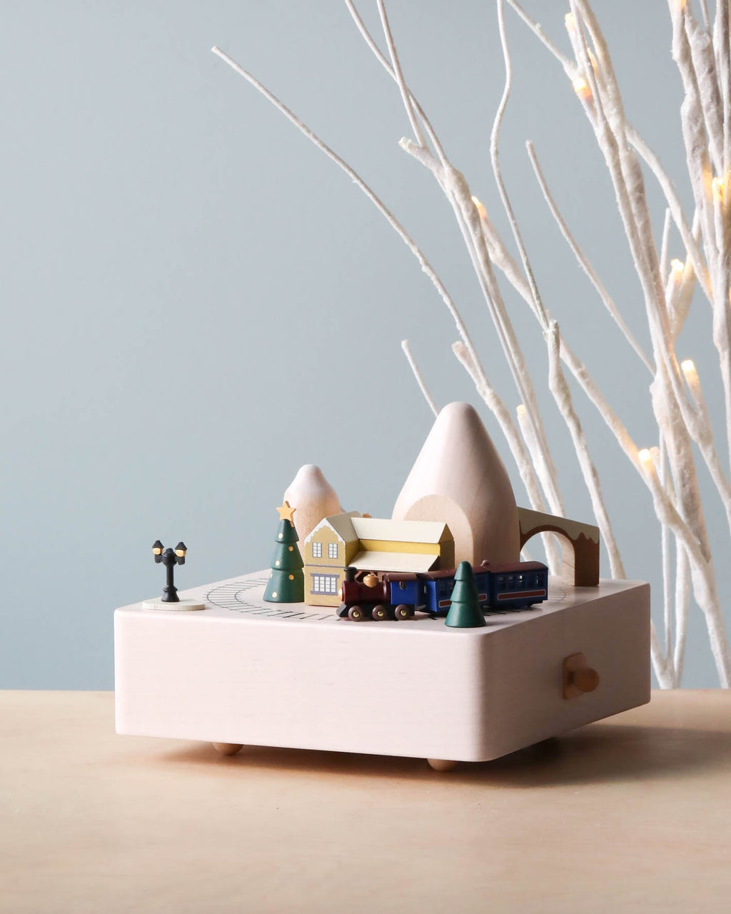 Christmas Train Music Box