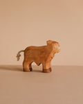Handmade Wooden Highland Calf By Eric & Albert