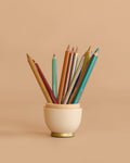 Lyra Pencils Super Ferby Lacquered Triangular - 12 Assorted Metallic Colors