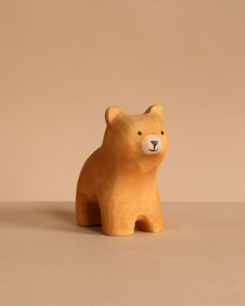Bumbu Handmade Wooden Curious Bear