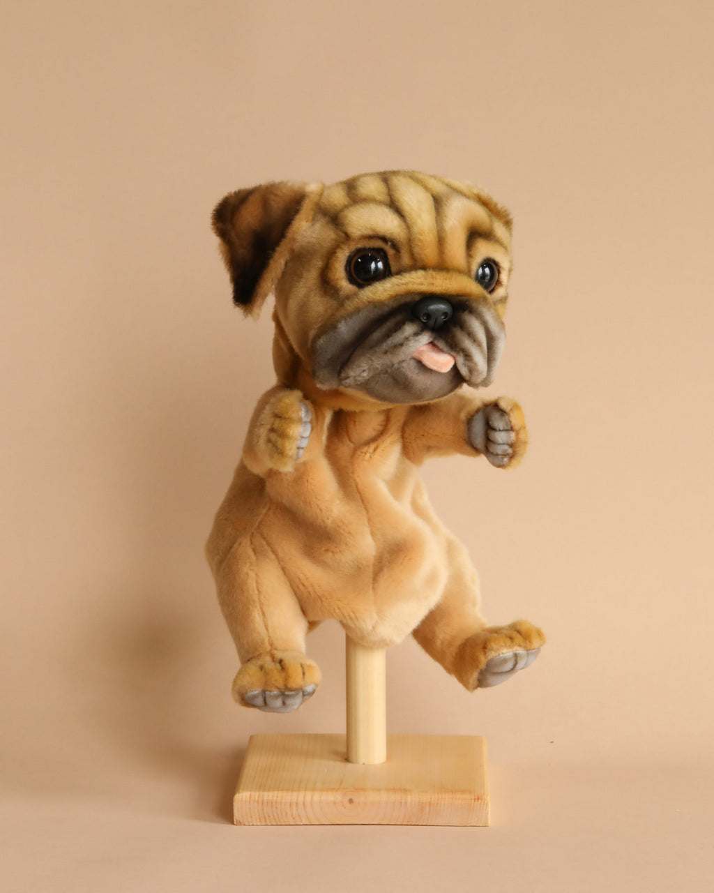 Pug Dog Puppet (ships in one week)