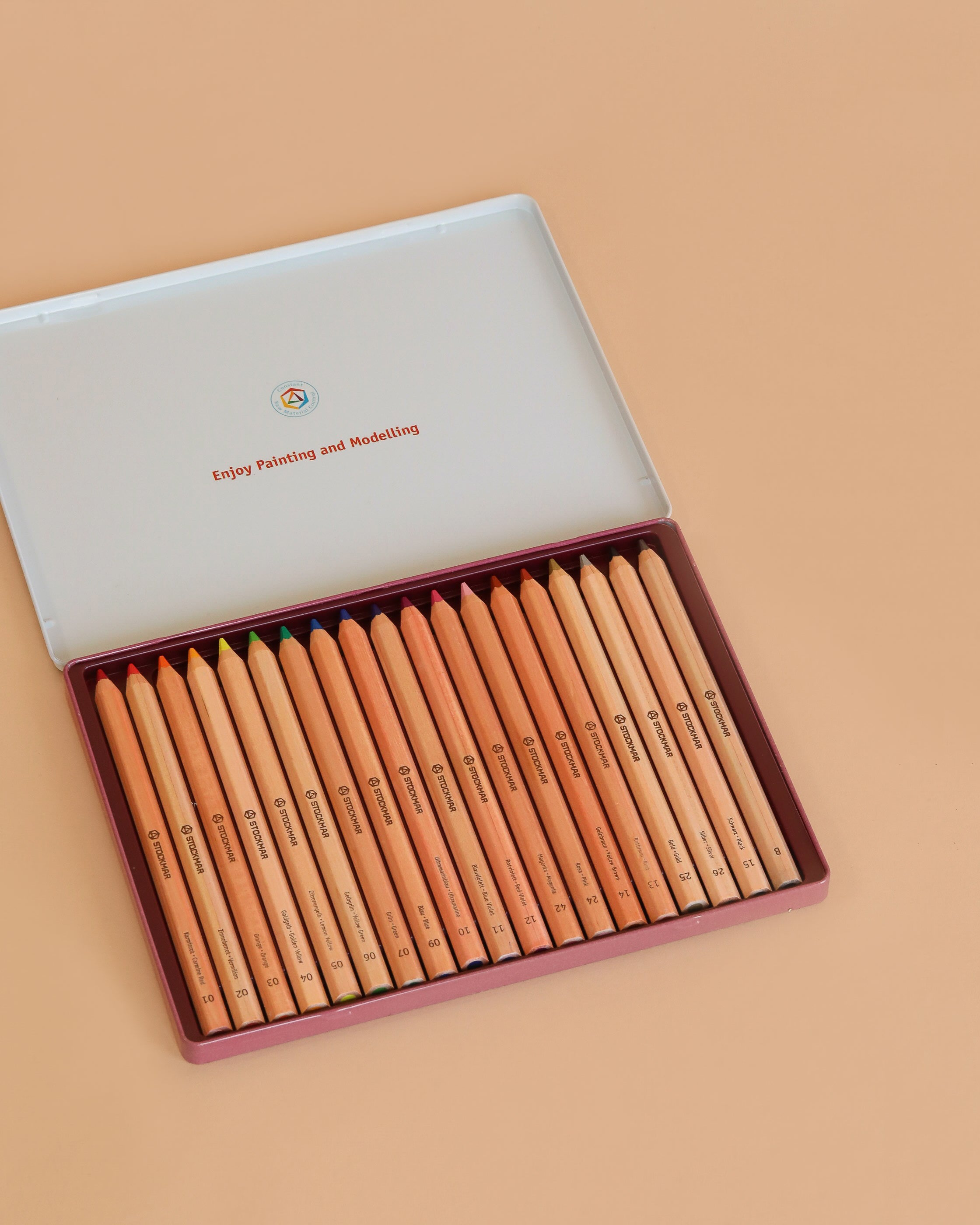 Stockmar Hexagonal Colored Pencil Set - 18 Colors + Graphite Pencil