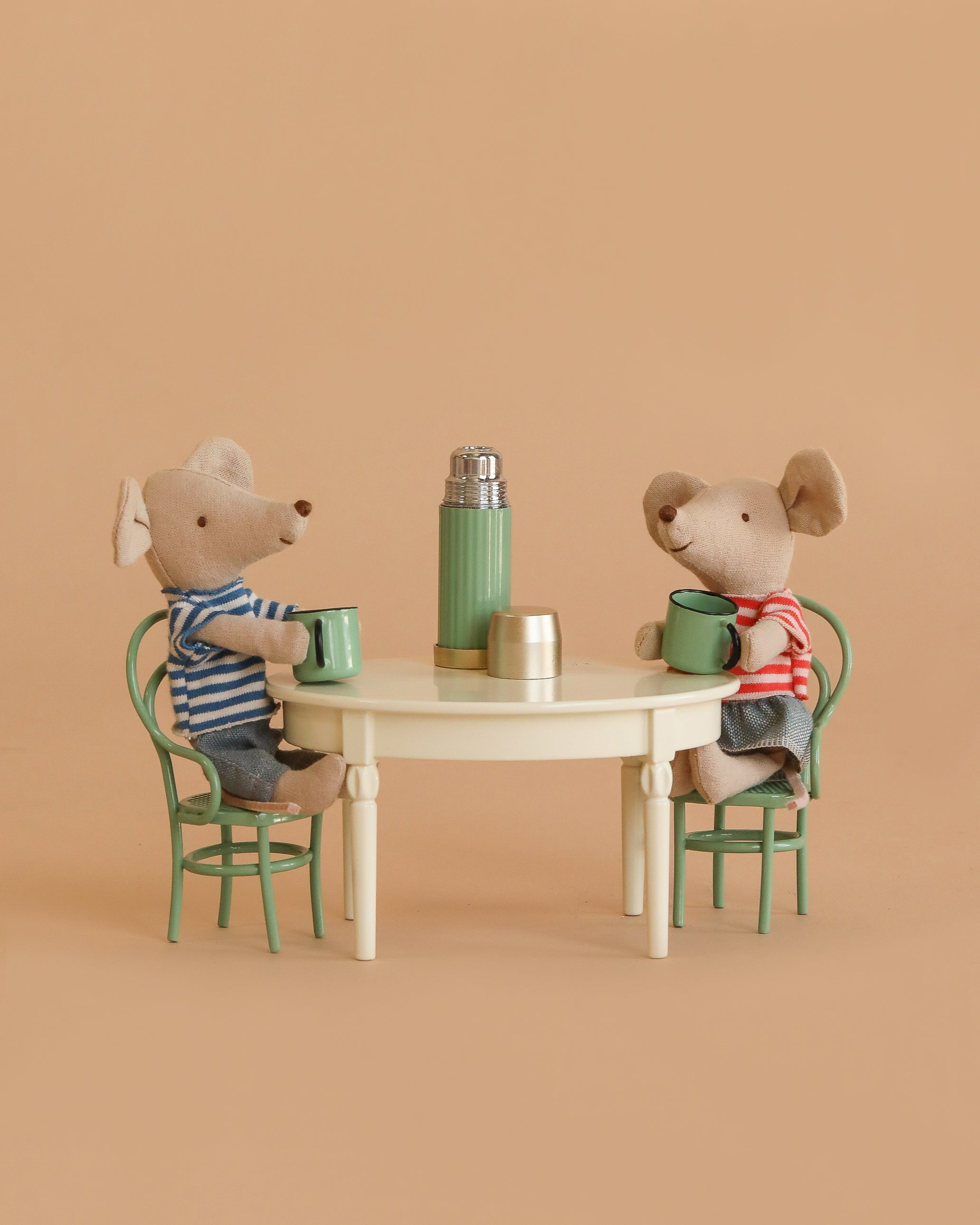 Maileg Little Brother and Sister Dining Set