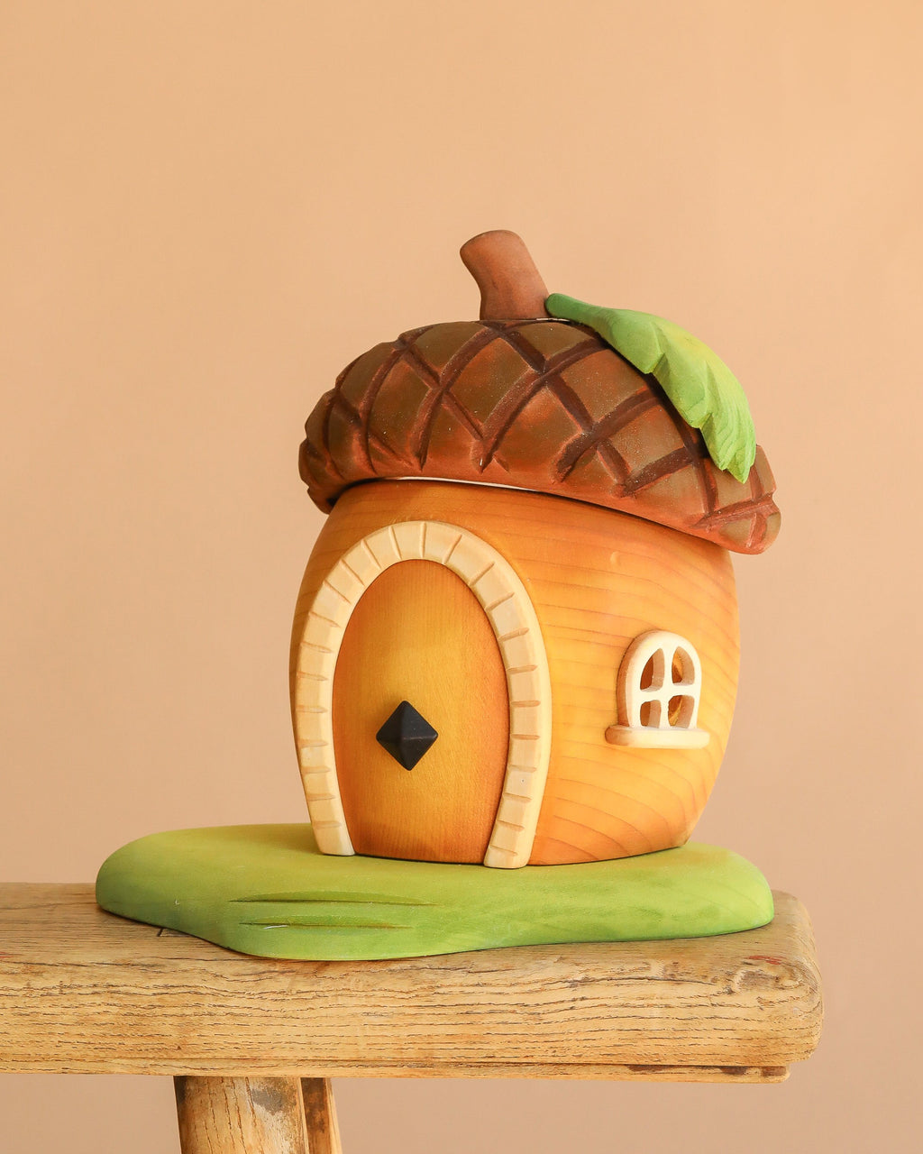 Bumbu Handmade Wooden Acorn House