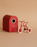 Maileg Abri a tricycle, Mouse - Red