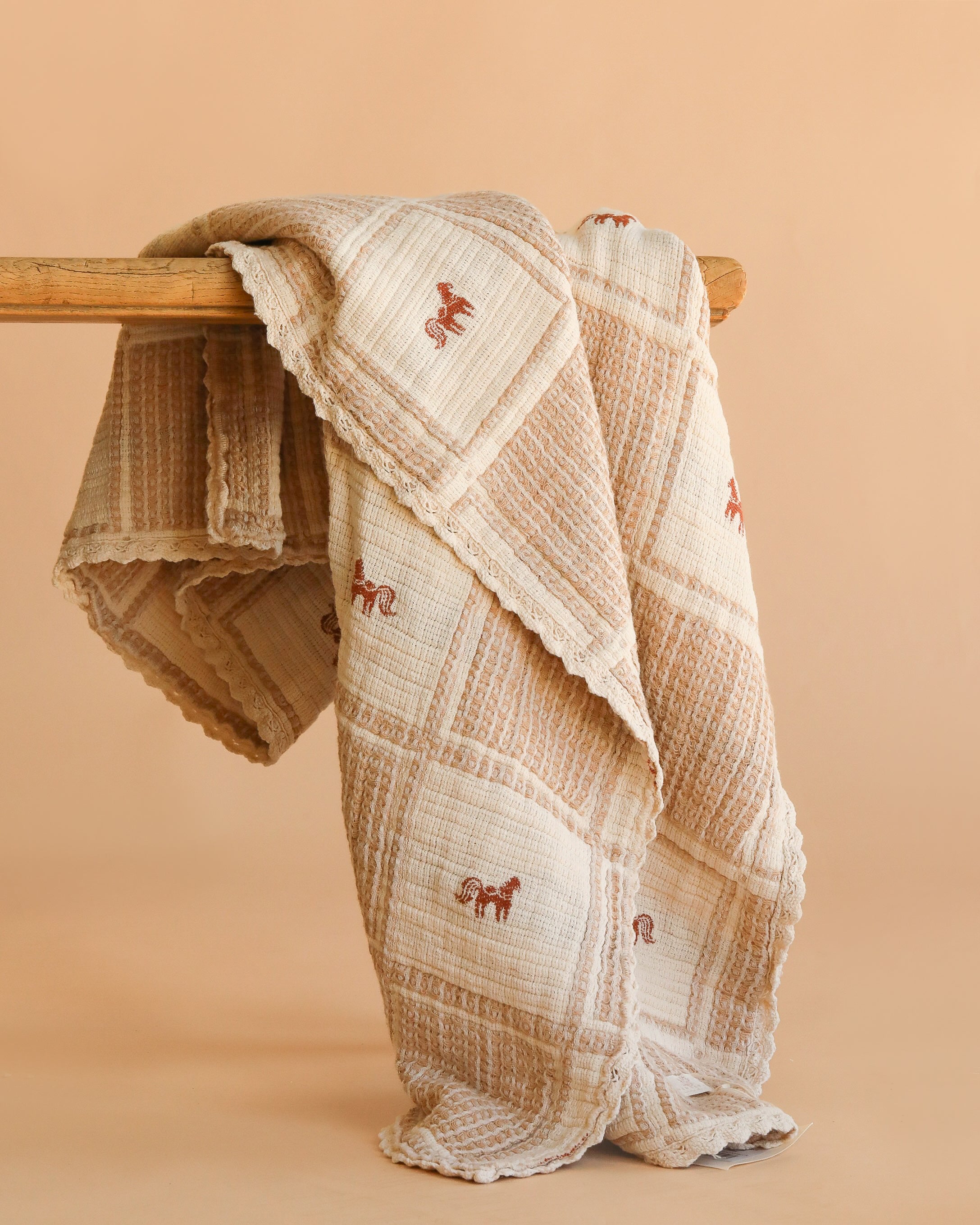 Organic Cotton Baby Blanket - Pony