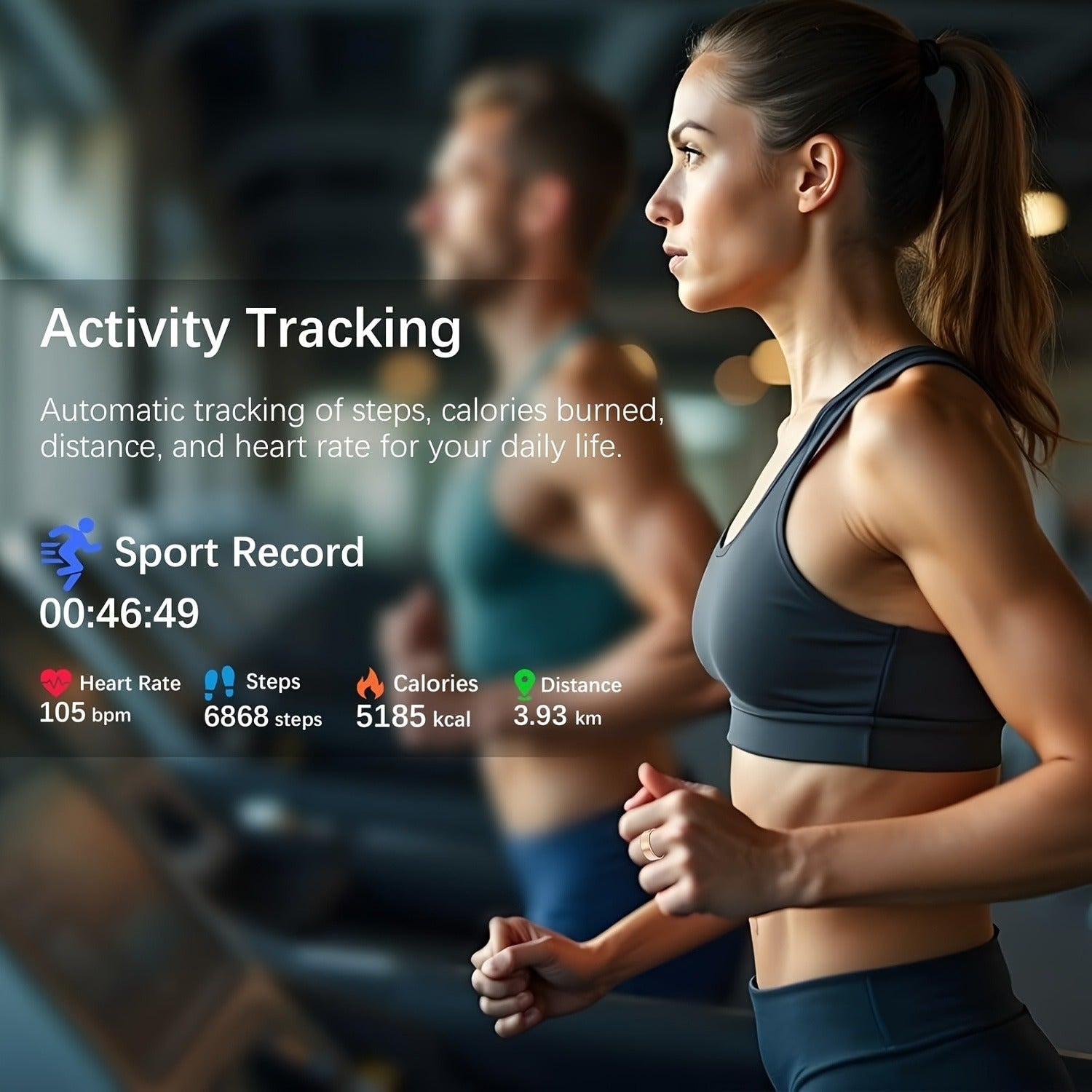 Smart Ring Fitness Tracker – IP68 Waterproof Health Monitor