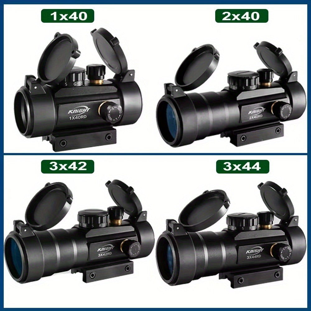 Red Green Dot Sight Scope Tactical Riflescope 1x40 3x44 Fits 11mm 20mm Rail for Hunting Shooting Rifle Airgun