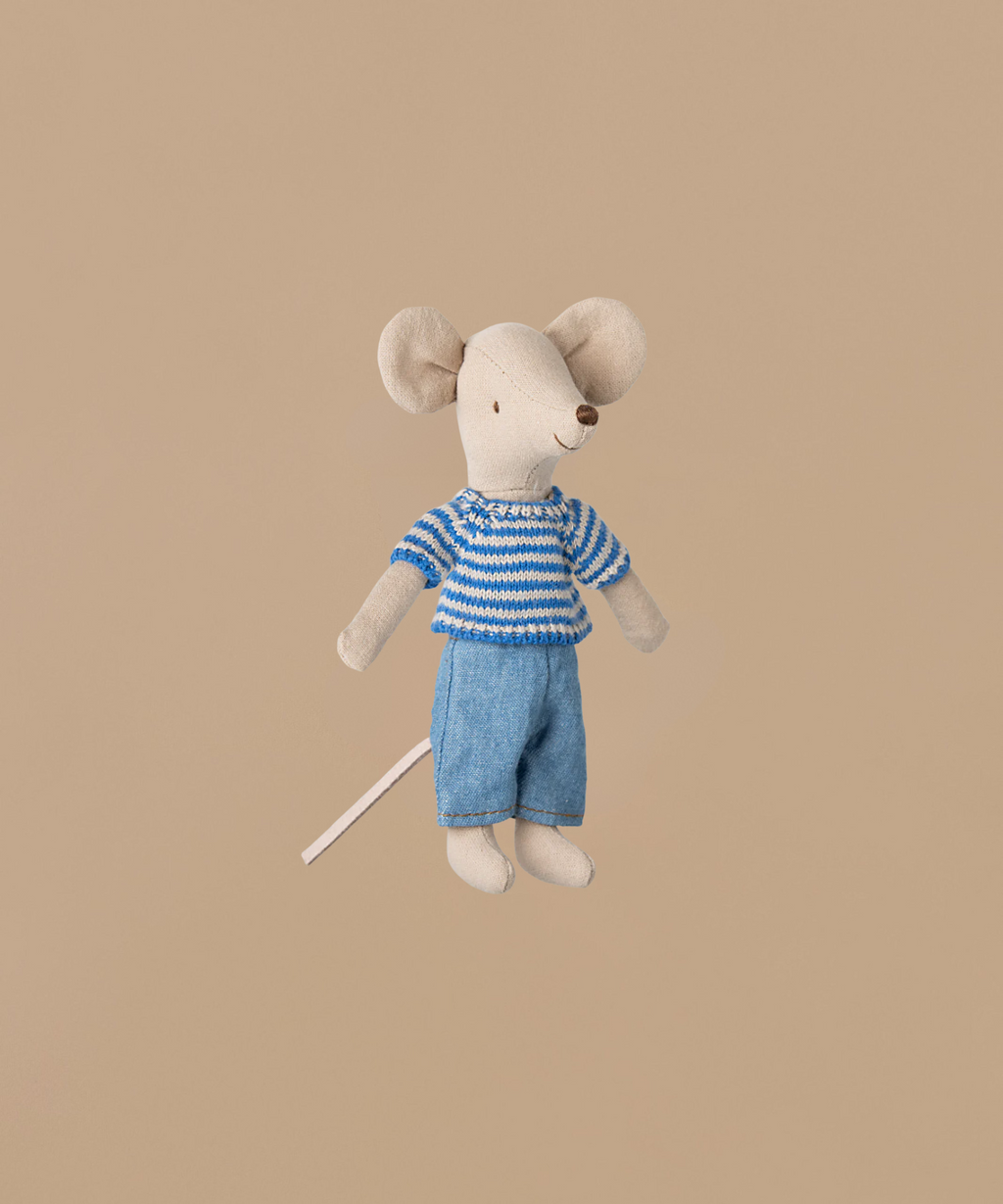 Maileg Extra Clothing: Knitted Sweater and Pants, Big Brother Mouse