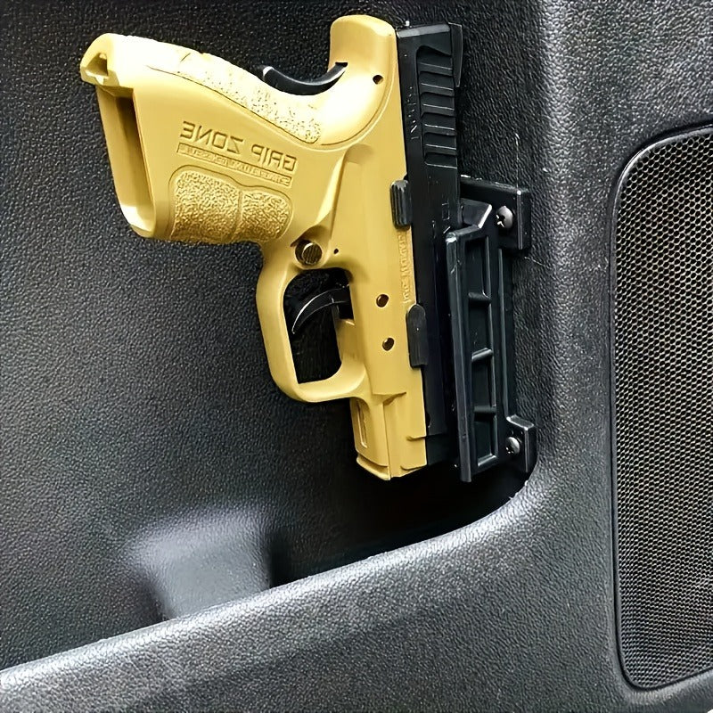 Magnetic Gun Holder Mount 2-Pack – Strong Concealed Pistol Magnet for Car, Truck, Desk, Bedside, Under Counter, Wall & Safe, Fast Draw Handgun Holster