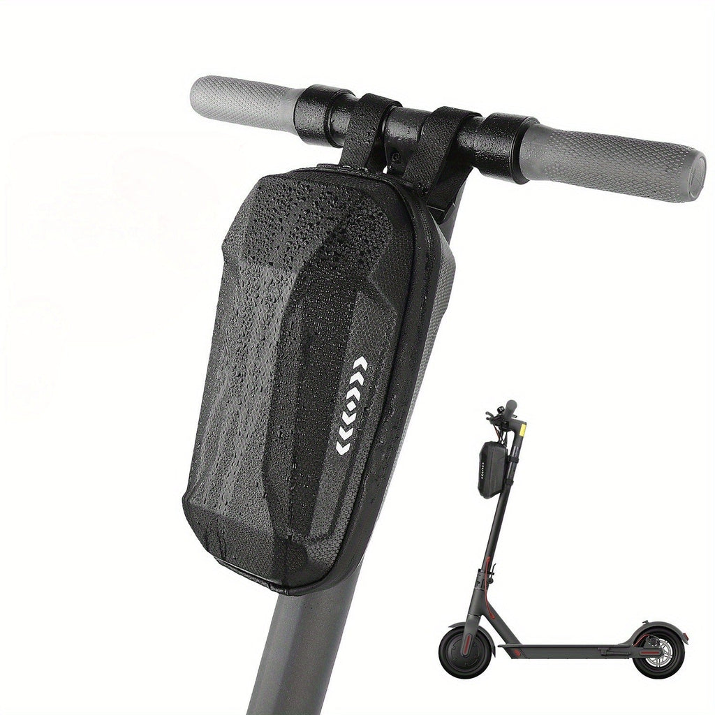 Electric Scooter Handlebar Bag Front Storage 2L Large Capacity – Portable Waterproof Handlebar Pouch for Phone, Wallet & Essentials, Universal Fit for E-Scooter, Bike & Bicycle