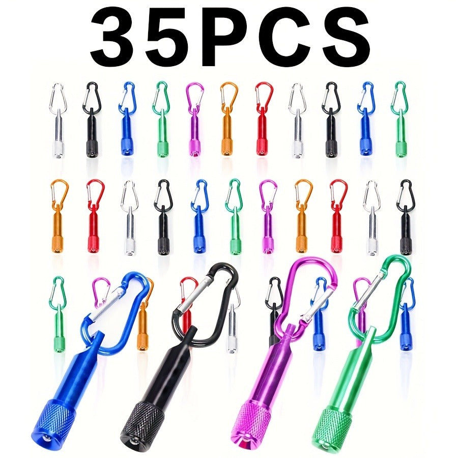 Mini Keychain Flashlight Bulk 20 Pack, LED Key Chain Light Tiny Pocket Torch Multicolor, Small Flashlight Set for Outdoor Camping Hiking Emergency Everyday Carry Party Favors Gift