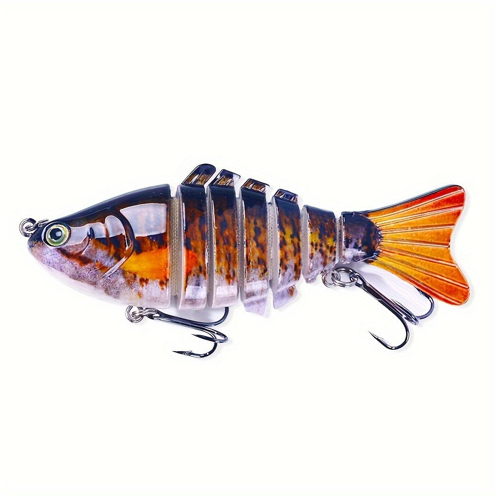 Multi-Jointed Swimbaits Fishing Lures 15pcs – Realistic Crankbaits for Bass, Trout & Walleye, Freshwater & Saltwater