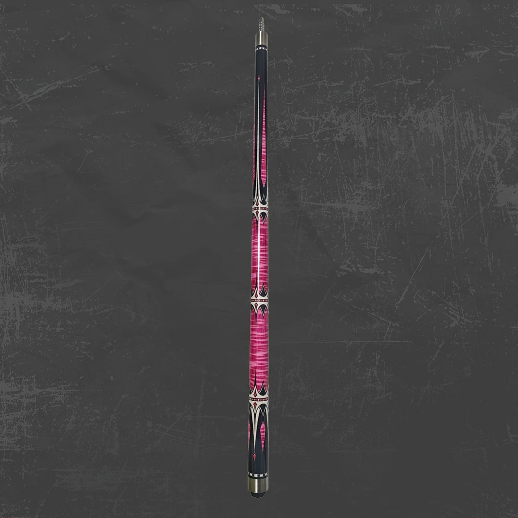 2-Piece Carbon Fiber Billiard Cue – Unisex Pool & Snooker Cue Stick, Low Deflection, Pink or Blue – Perfect Gift for Dad, Husband & Snooker Enthusiasts, Christmas & Holiday Gift