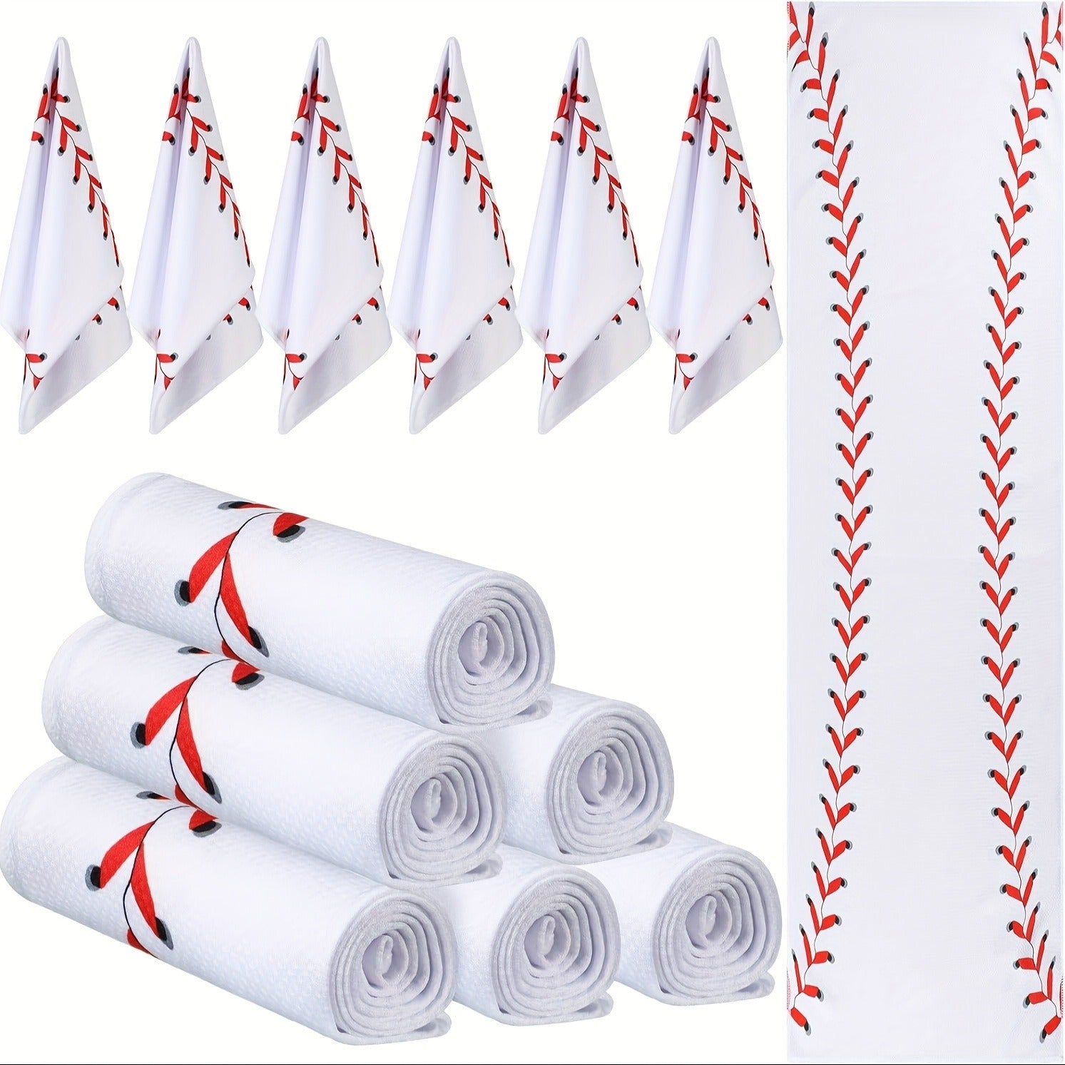 12 Pack Sport Cooling Towel Set 30"x9" Microfiber Chilly Sweat Rags for Baseball Softball Soccer Golf Gym Running Coach Team Gift - Breathable Quick Dry Ice Cold Towels for Athletes Men Women Kids