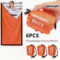 Emergency Thermal Blanket Survival Sleeping Bag – Lightweight Foil Space Blanket for Camping & Hiking